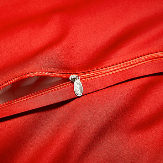 佳丽斯60支纯棉婚庆四件套结婚红色被套床单全棉绣花新婚套件 商品图6