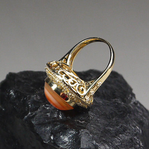 羊眼板珠“如意眼”戒指 商品图6