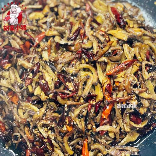 【胡家小猪】香辣菌丝 麻辣香菇脚香菇腿 170克 商品图1