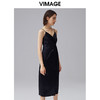 VIMAGE纬漫纪夏季新款时尚舒适性感吊带开叉连衣裙女裙V1507182 商品缩略图2