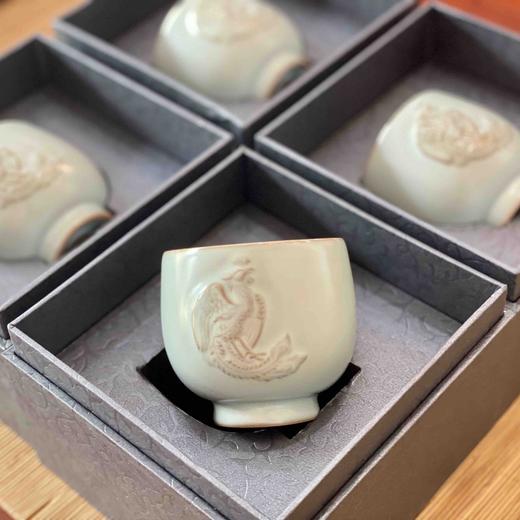 东道汝窑｜皇后杯（天青） 商品图3