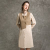 famecoco范可儿连衣裙套装两件套秋连衣裙马甲时尚套装F216EA002 商品缩略图1