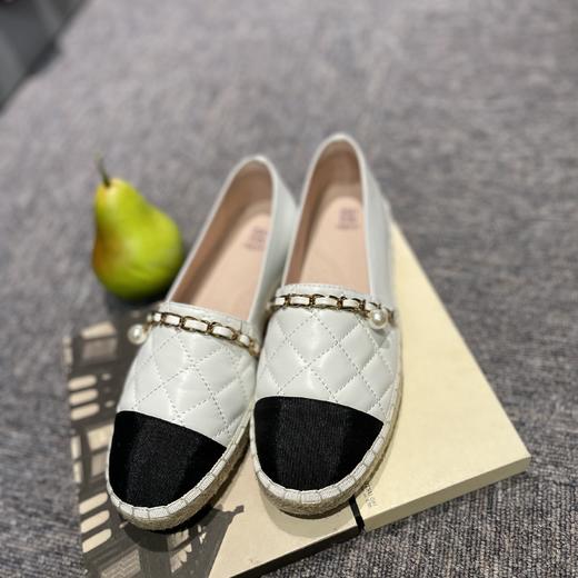 西村名物2021秋季新款编织链条休闲单鞋T21CM33952 商品图1