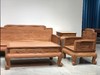 红桥红  家具严选  缅甸花梨（大果紫檀）【卷珠腿 荷韵沙发113六件套】 商品缩略图6