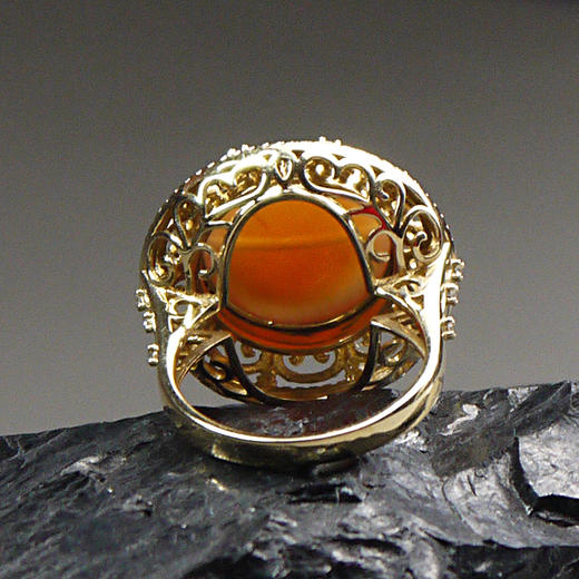 羊眼板珠“如意眼”戒指 商品图5