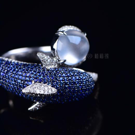 【宠爱】白蛋面海豚戒-JZ411121 商品图4