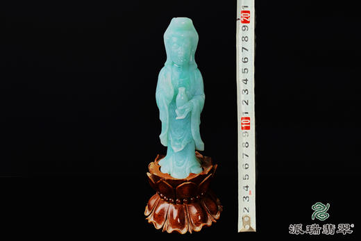 派瑞翡翠 翡翠摆件 糯种 绿色 紫色 商品图3