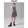 VIMAGE纬漫纪夏季新款女装简约裙印花连衣裙修身百搭V307006 商品缩略图1