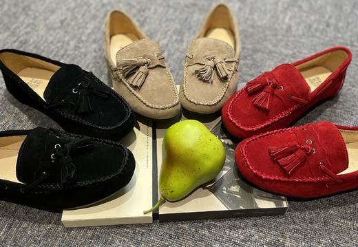 西村名物2021秋季新款豆豆鞋女春秋平底单鞋懒人一脚蹬软底单鞋T21CM34181 商品图4