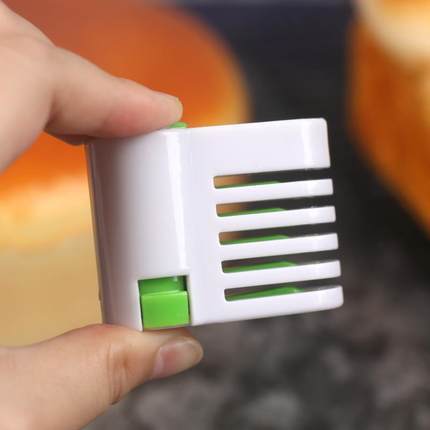 粉色/绿色 蛋糕分片器切片器 切片烘焙戚风辅助面包吐司架分割工具 不含锯齿刀 商品图3