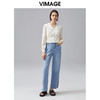 VIMAGE纬漫纪新款时尚通勤V领显瘦百搭小上衣女VC2113214 商品缩略图1