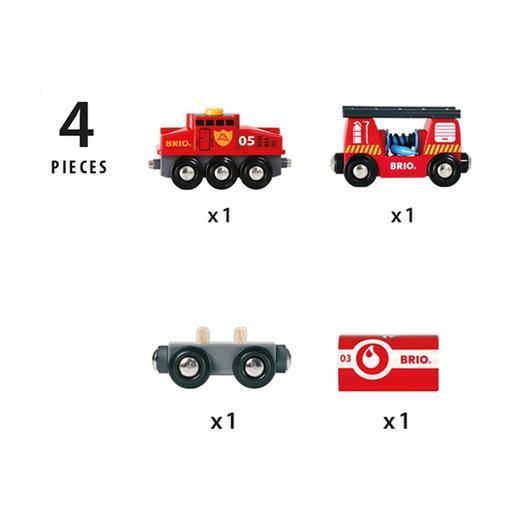BRIOBrioWorld救援运输消防火车33844 商品图2