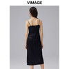 VIMAGE纬漫纪夏季新款时尚舒适性感吊带开叉连衣裙女裙V1507182 商品缩略图3
