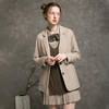 famecoco范可儿格子西装经典百搭韩版上衣外套F216AW001 商品缩略图4