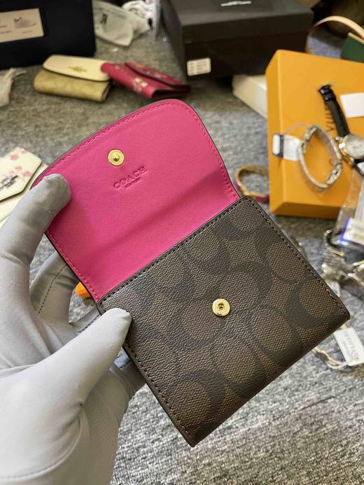 如图蔻驰三折钱包，原价199，孤品清仓特价，无包装，自用推荐👍很实用 商品图5