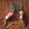【为思礼 合集】民族风 彩绘 典雅气质青瓷淑女耳环 手串 商品缩略图3