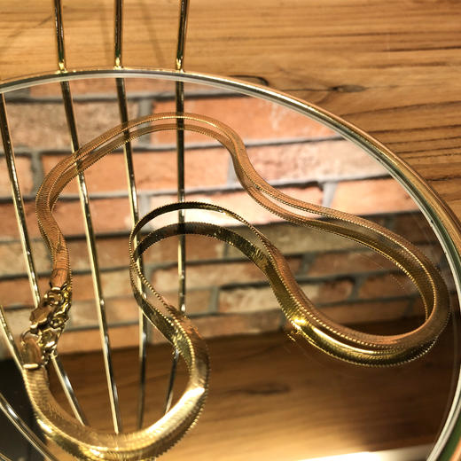 北京仓｜Fallon-HAILEY同款-金色 鱼骨链 锁骨链［美国设计师］ 商品图5