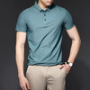 【服饰鞋包】冰丝短袖T恤男夏季纯色商务休闲男装t桖男翻领丝滑 商品缩略图1