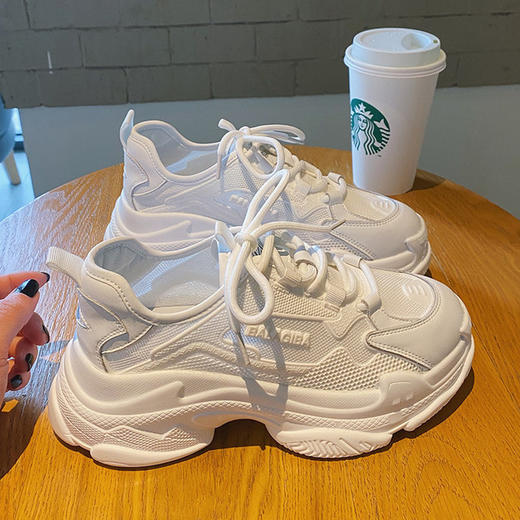 【服饰鞋包】谷韵透气显小脚老爹运动鞋 商品图0