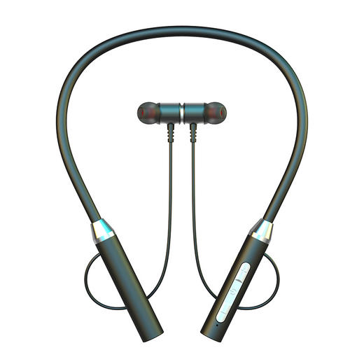 【蓝牙耳机】新款无线蓝牙耳机挂脖式立体声降噪通用插卡运动耳耳机麦 商品图4