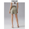 VIMAGE纬漫纪夏季新款通勤百搭西装显瘦纯色简约A版短裤女裤V1505134 商品缩略图3