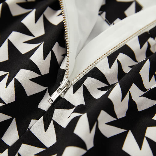 VIMAGE纬漫纪夏季新款女装简约裙印花连衣裙修身百搭V307006 商品图5