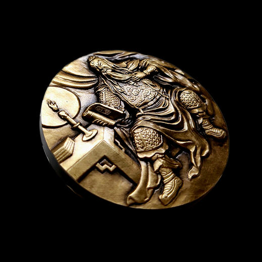 【沈阳造币】武圣—关羽铜章 直径45mm 商品图4
