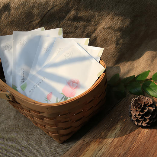 大马士革玫瑰面膜 植物纤维膜布可降解 5片/盒 商品图1