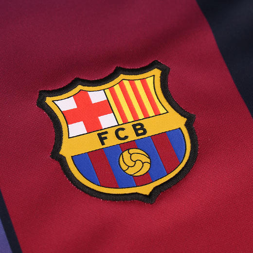 NIKE/耐克21-22赛季巴萨热身短袖训练服男CW4874-452 商品图2