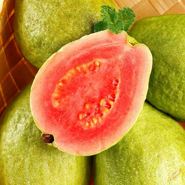 福建红心芭乐，果味清香，果肉细腻，软糯香甜