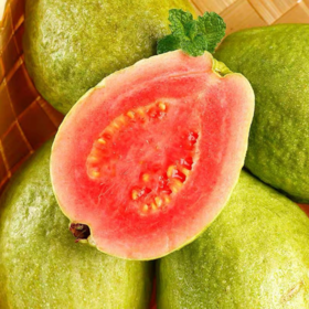 福建红心芭乐，果味清香，果肉细腻，软糯香甜