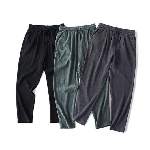 【扔掉你那闷热的长裤吧！】换上这条“空调裤”让你冰凉舒爽，胯下生风！超薄冰丝/透气降温/显高显腿长/百搭潮流 商品图13