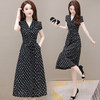 YWE  6116修身中长款时尚大码气质连衣裙 商品缩略图0