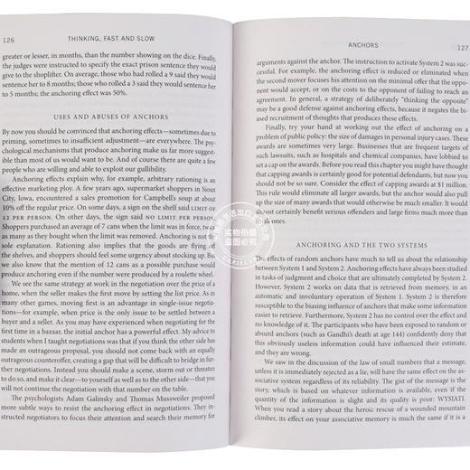 快思慢想 思考快与慢 英文原版 Thinking fast and slow 丹尼尔·卡内曼 Daniel Kahneman 诺贝尔经济学奖得主 作品 商品图2