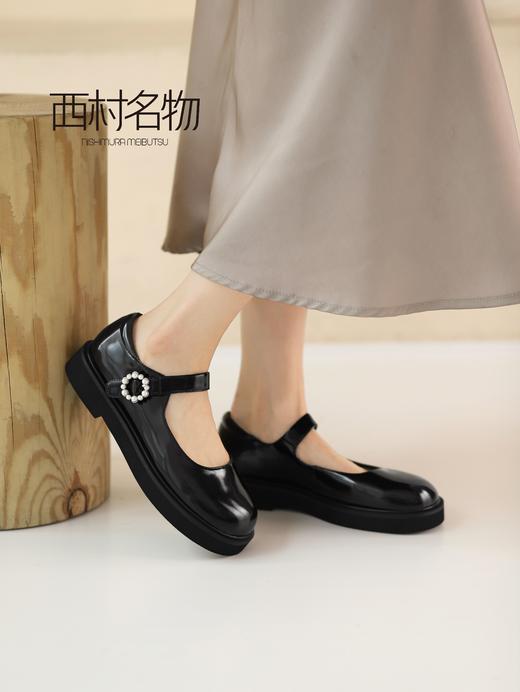 西村名物2021秋季新款法式玛丽珍女鞋T21CM34101 商品图1