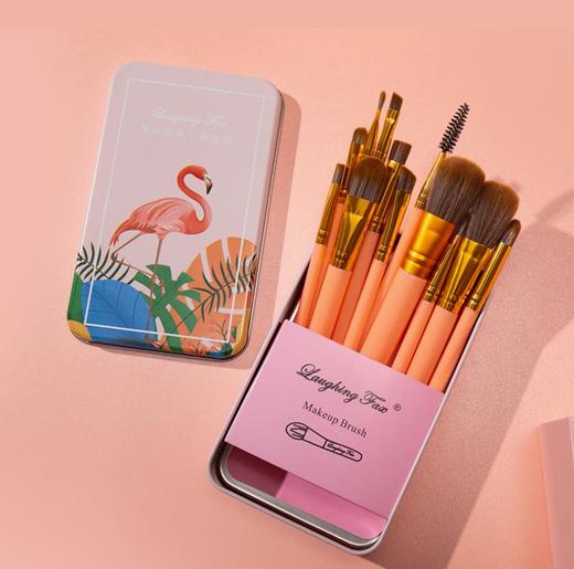 【美妆工具】*支铁盒装渐变双色化妆刷套装 商品图5