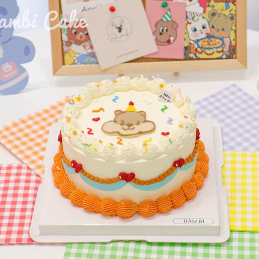 小仓鼠手绘蛋糕 商品图0