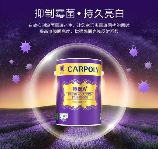 【臻选美居 环保涂料】嘉宝莉乳胶漆  尊逸A+ 净味无添加五合一 商品图1