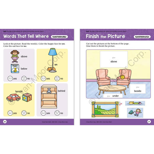 【言仔好忙】Evan-Moor Smart Start Math Set. 聪慧启蒙 数学系列 3册套装 商品图2