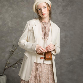 Famecoco范可儿职业西装女秋款正装高级感西服外套F216AW006