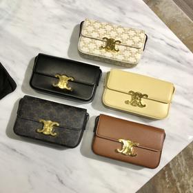 价值16000+ Celi*e/瑟琳2021新款凯旋门金扣单肩腋下包 低调大气 上身非常有气质 经典耐看 实用能装