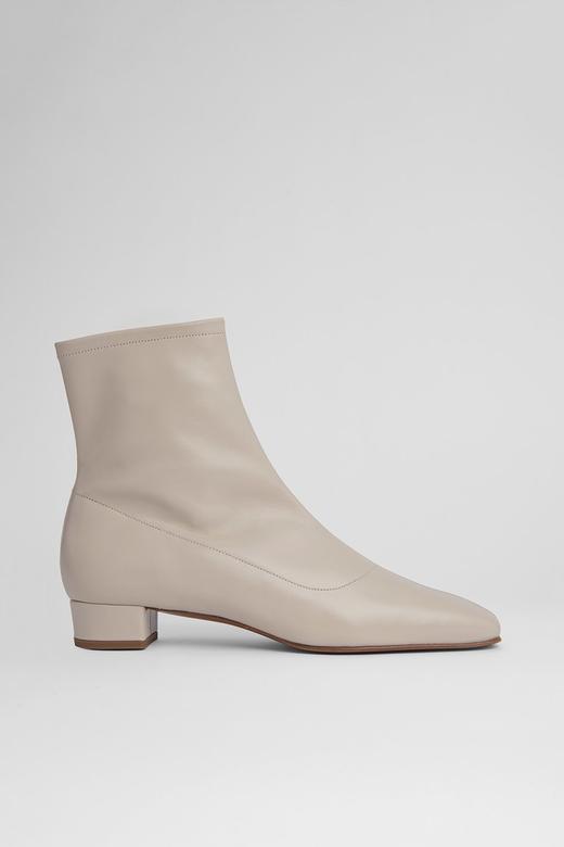 By Far 黑色/白色/黄色/栗色Este侧拉链方头靴 商品图11