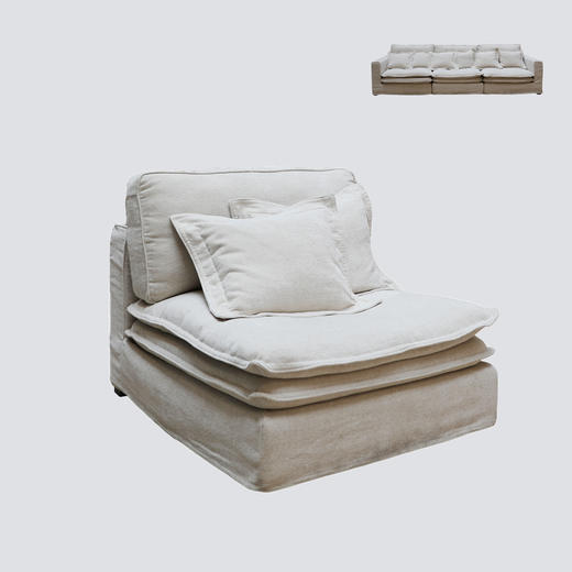 NS家居nsfurniture软包布艺转角组合沙发NSSF-5316-05/70/80 商品图0