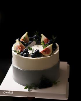 蓝莓芝士无花果蛋糕