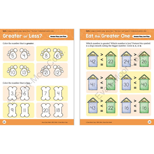 【言仔好忙】Evan-Moor Smart Start Math Set. 聪慧启蒙 数学系列 3册套装 商品图3