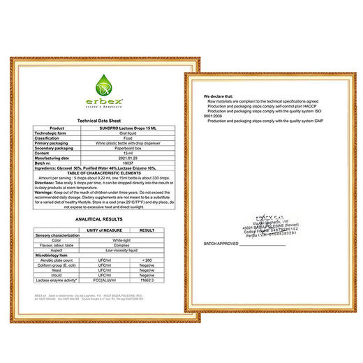 圣哺乐酸性乳糖酶滴剂婴儿婴幼儿大人乳糖不耐受检测试乳糖酶15ml 商品图7