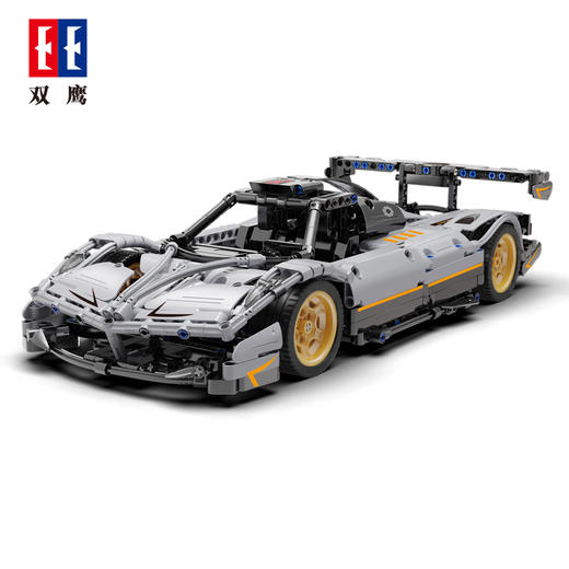 【双鹰咔搭积木】经典赛车跑车模型 商品图3