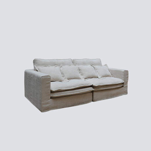 NS家居nsfurniture软包布艺转角组合沙发NSSF-5316-70/80双人组合 商品图1