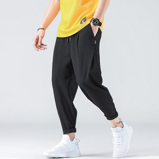 【扔掉你那闷热的长裤吧！】换上这条“空调裤”让你冰凉舒爽，胯下生风！超薄冰丝/透气降温/显高显腿长/百搭潮流 商品图11