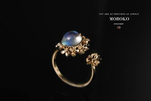 花畔·月光石 | 设计戒 商品图3